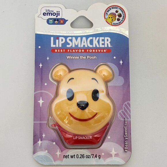 DISNEY EMOJI Lip Smacker Winnie the Pooh Bear-ySweet flavor BNIP - Picture 1 of 2